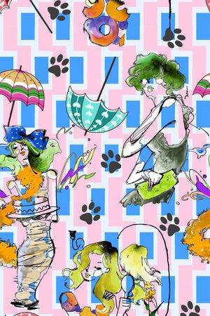 格子印花华亿平台图片