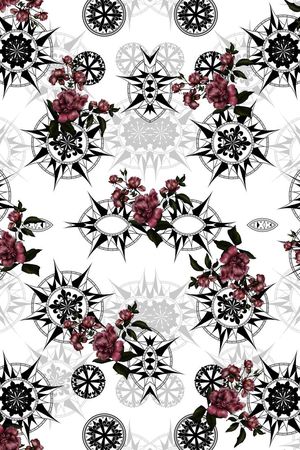 复古印花华亿平台图片