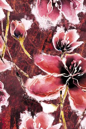 手绘印花华亿平台图片