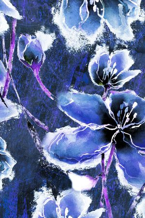 手绘印花华亿平台图片