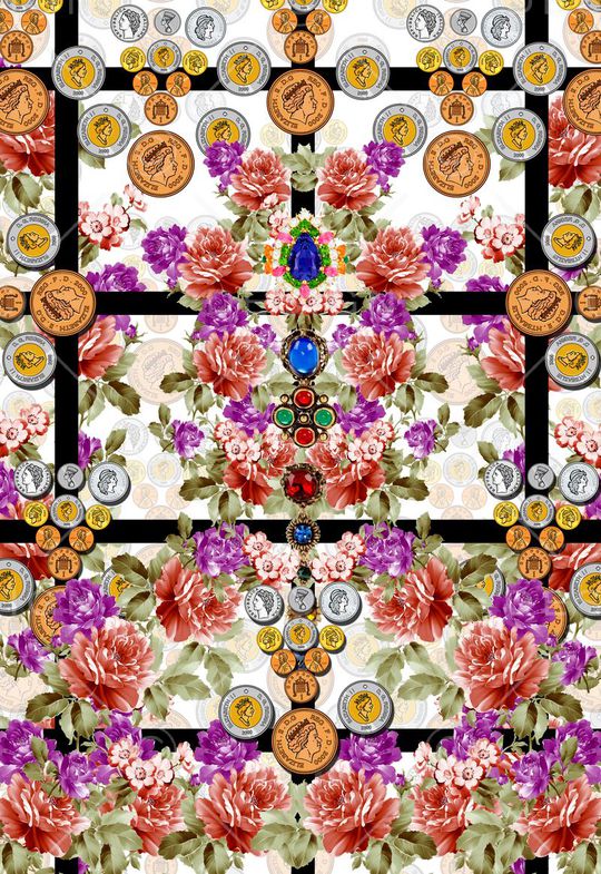 时尚印花华亿平台图片