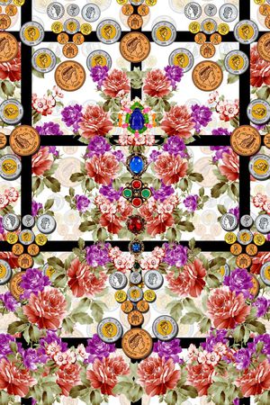 时尚印花华亿平台图片