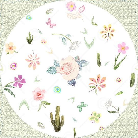 清新印花华亿平台图片