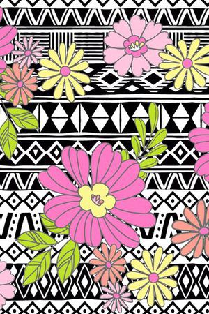 小碎花混搭民族底纹印花华亿平台图片