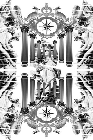 麋鹿印花华亿平台图片