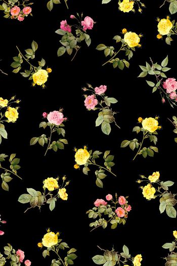 510112-满版数码复古月季蔷薇花花卉设计