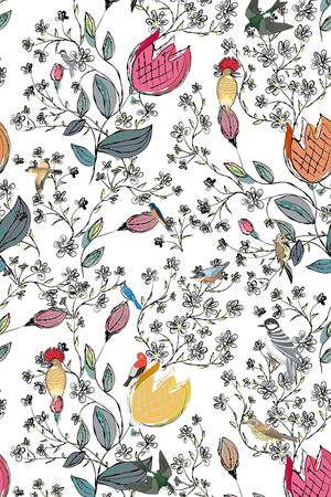 流行时尚手绘印花华亿平台图片