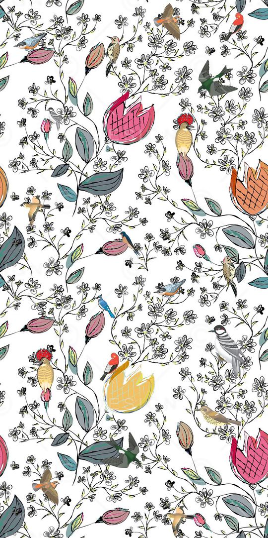 流行时尚手绘印花华亿平台图片