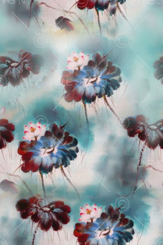 中国风印花华亿平台图片