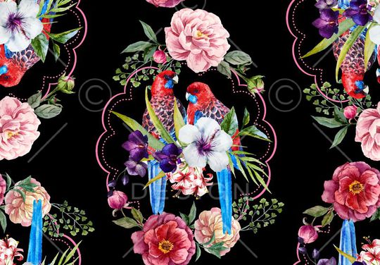 手绘印花华亿平台图片