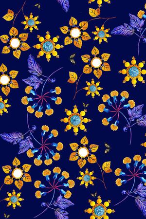 森女田园风印花华亿平台图片