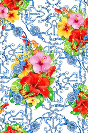 欧美印花华亿平台图片