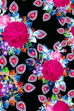 流行时尚印花华亿平台图片