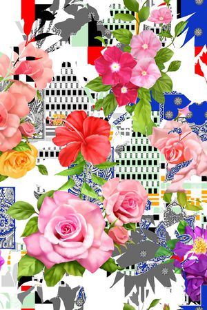 欧美印花华亿平台图片