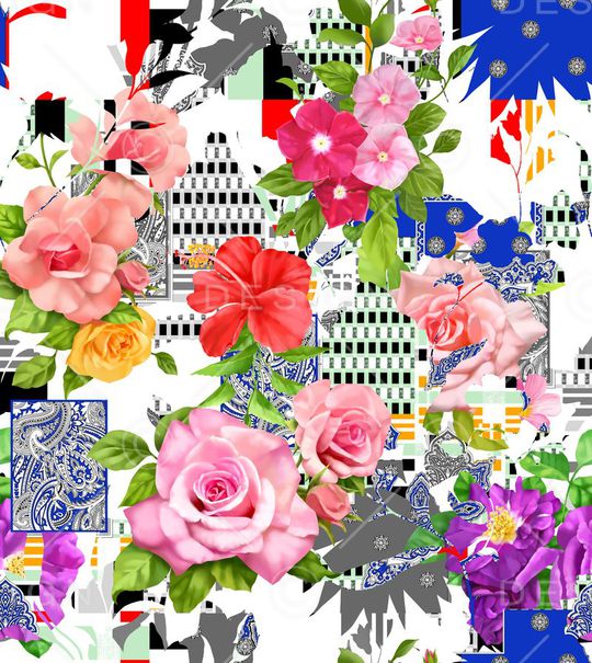 欧美印花华亿平台图片