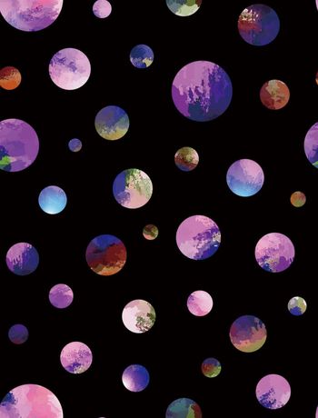 510219-彩色圆 波点 时尚大气 潮流