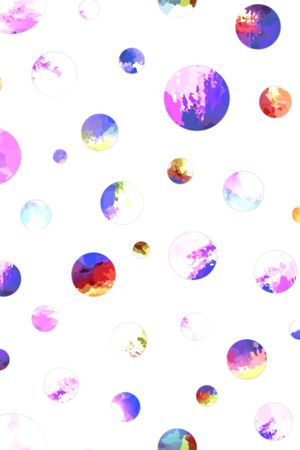 彩色圆印花华亿平台图片