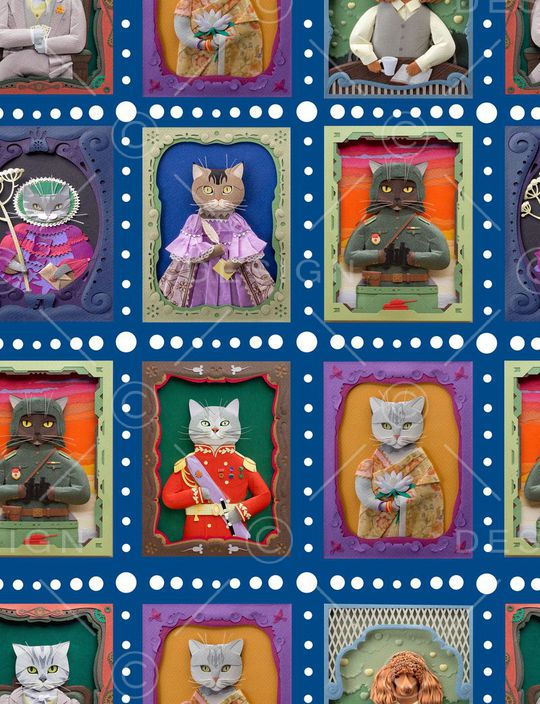 复古印花华亿平台图片