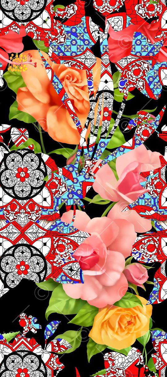 欧美印花华亿平台图片