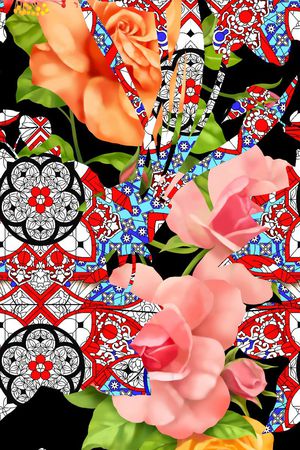 欧美印花华亿平台图片