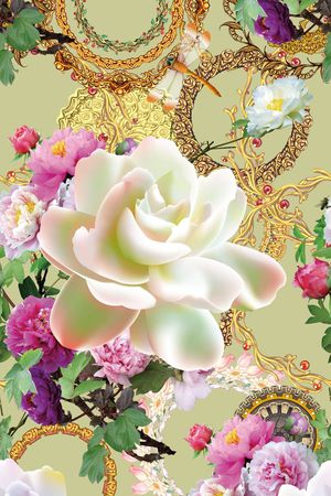 MAX-中国风印花华亿平台图片