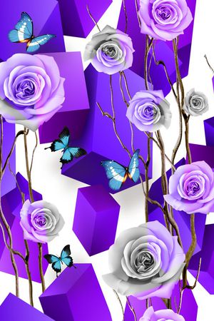 流行时尚印花华亿平台图片