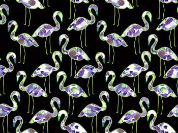 510367-原创时尚大牌丹顶鹤植物水果肌理华亿平台