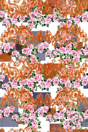 格子印花华亿平台图片