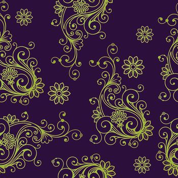 510397-复古 欧式纹样 花卉 服装 面料 