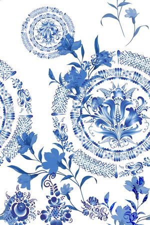 流行时尚印花华亿平台图片