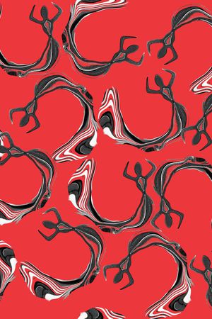 抽象印花华亿平台图片