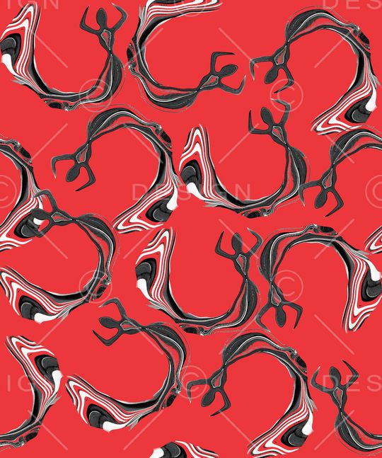 抽象印花华亿平台图片