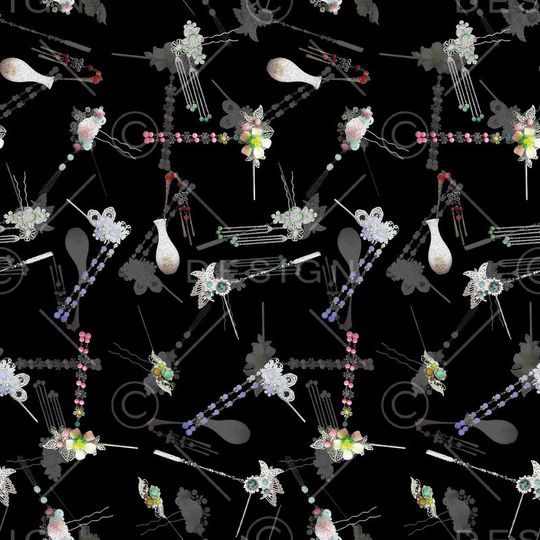 复古印花华亿平台图片