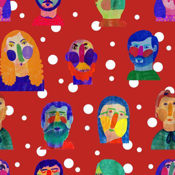 510605-趣味手绘人物大胆色彩华亿平台