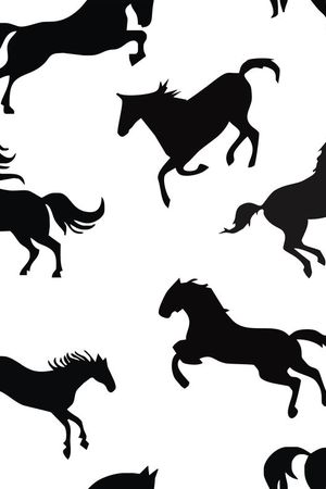 黑白简约时尚印花华亿平台图片