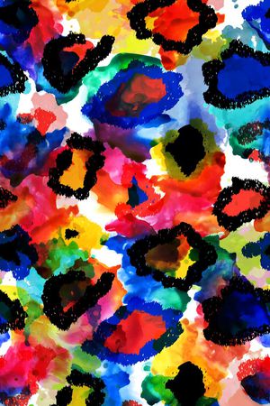 抽象印花华亿平台图片