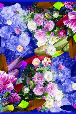 油画风印花华亿平台图片