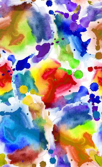 510675-时尚五颜六色墨迹