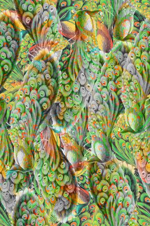 创意服装面料印花华亿平台图片