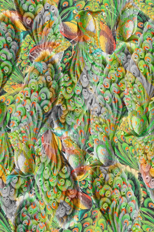 创意服装面料印花华亿平台图片