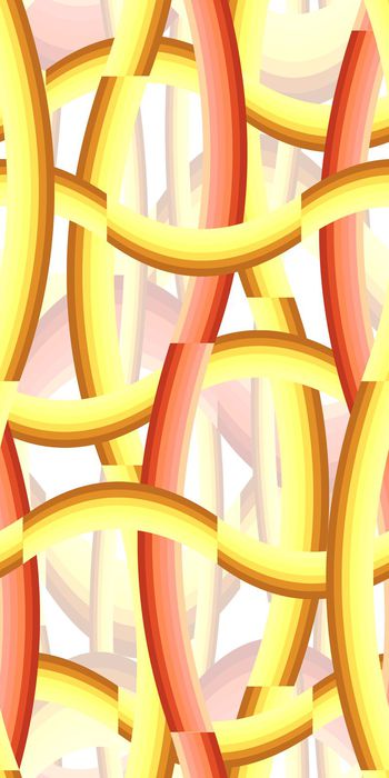 510744-大牌色彩渐变线条简约长款外套印花