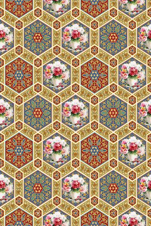 丝绸 真丝 棉布印花华亿平台图片