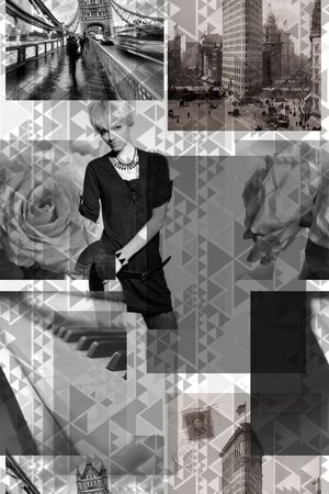 休闲时尚印花华亿平台图片