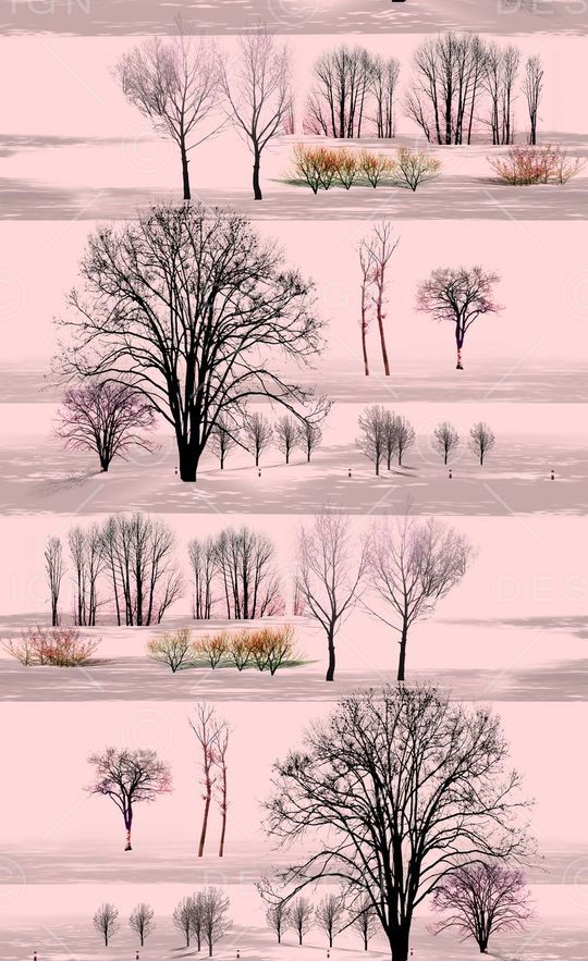 枯树印花华亿平台图片