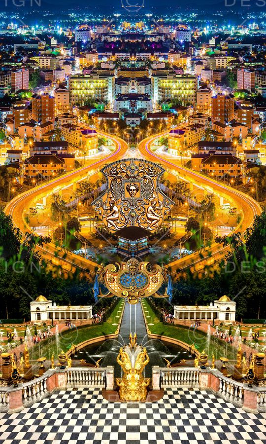 风景印花华亿平台图片