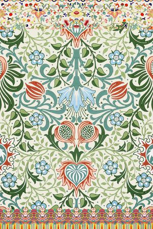 欧式印花华亿平台图片