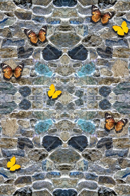 斑驳印花华亿平台图片