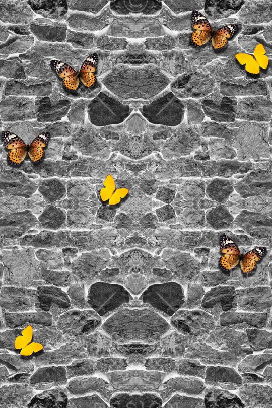 斑驳印花华亿平台图片