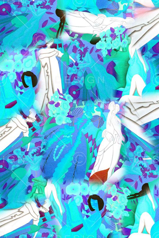 抽象印花华亿平台图片