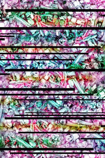 511262- 抽象 五彩肌理 条纹组合